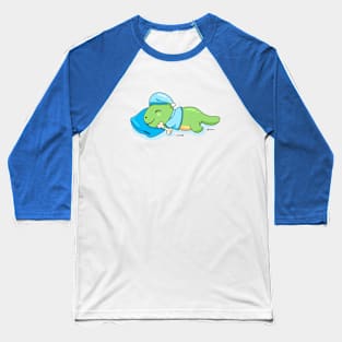 Sleeping dinosaur Baseball T-Shirt